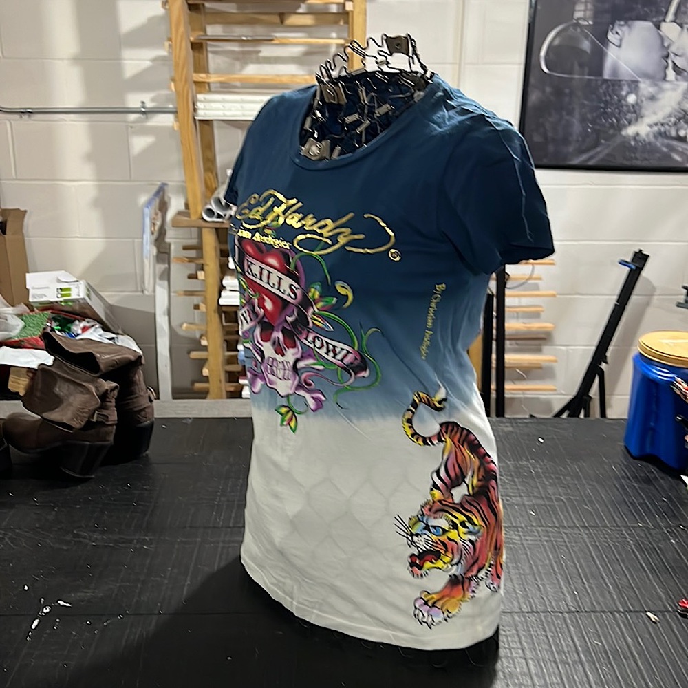 Ed Hardy women’s vintage T-shirt. Never been worn!